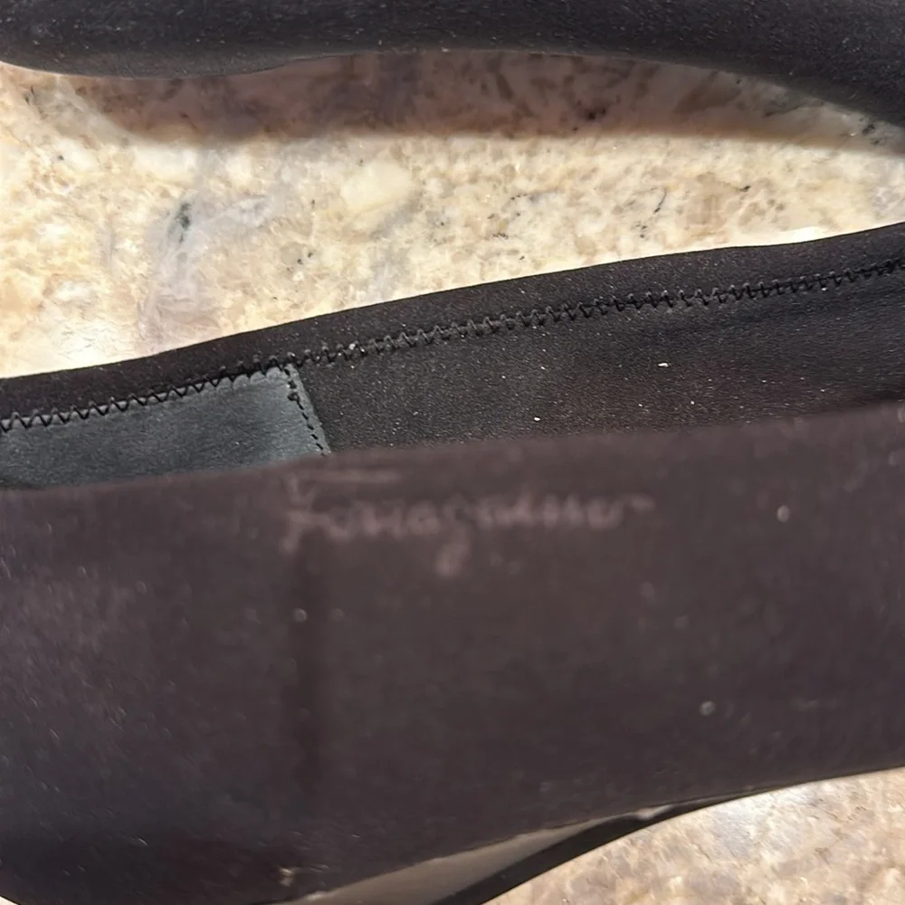 Salvatore Ferragamo flats, black, Sz 9B - Picture 3 of 6